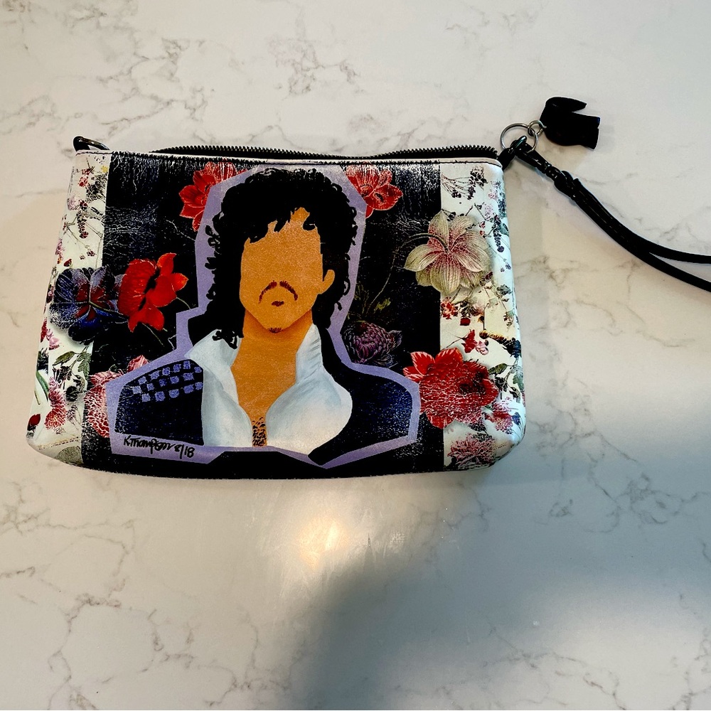Vintage artist made Paisley Park Purse 💜 one of a kind Prince Purple Rain MN - Picture 2 of 2